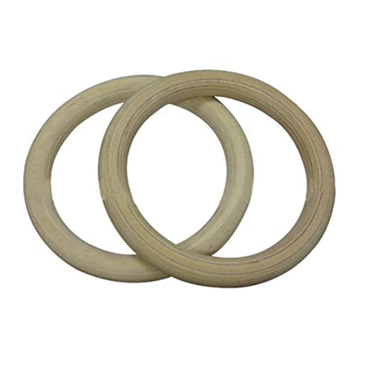 Solid Wood Gymnastic Rings Exercise Rings for Full Body Strength Workout Gymnastics Beam