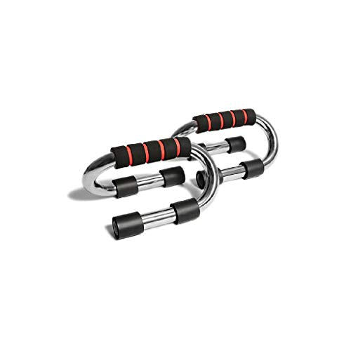 Metal Push Up Bracket-Push Bars Pushup Handle Stands with Comfortable Foam Grip and Non-Slip Handles,for Men and Women Workout