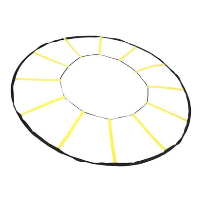 Ymiko Nylon Circular Training Ladder with 12 Rungs for Speed and Development in Soccer and Basketball