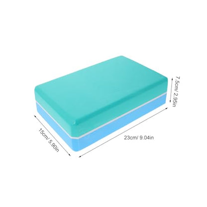 2pcs Blue Yoga Blocks: Non Slip Blocks Non Slip Foam Bricks Anti Tilt Lightweight High Density Yoga Accessories For Sports Meditation Fitness Stretching Toning