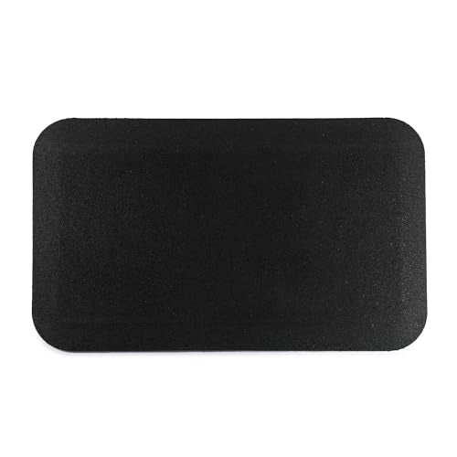 Playground Safety Rubber Wearmat for Swingsets and Slides - 1" Thick X 24" W X 40" L (2 Pack, Black) - color: Black, size: 2 Pack (40" L x 24" W x 1" Thick)