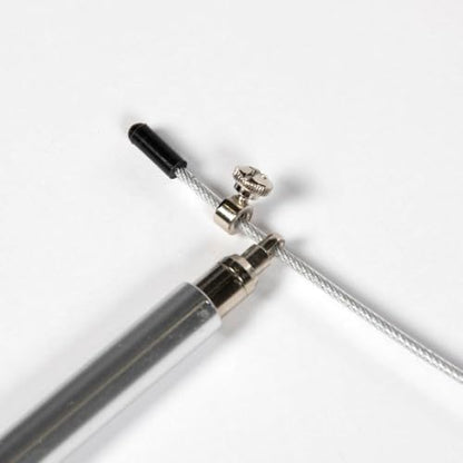 Titan Fitness Speed Jump Rope 10' Adjustable Length Cable Solid Aluminum Handles