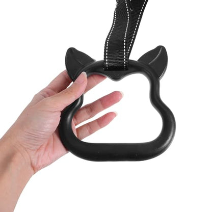 ibasenice Gymnastics Pull up Rings Set with Adjustable Straps, Black Plastic Fitness Workout Rings for Indoor and Outdoor Strength Training and Muscle Development