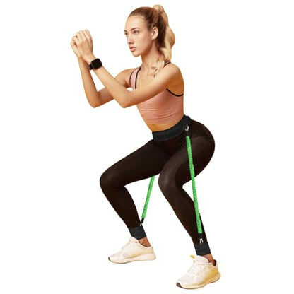 Vertical Jump Trainer, Leg Resistance Bands Set to Improve Strength Agility Focus Speed, Basketball Volleyball Baseball Tennis Football Exercise Equipment