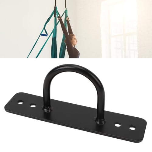 Cyrank Battle Rope Anchor, Battle Rope Wall Ceiling Mount Bracket Kit for Suspension Strap Gymnastic Rings Body Weight Strength Training Systems Yoga Boxing Equipment 300KG Capacity