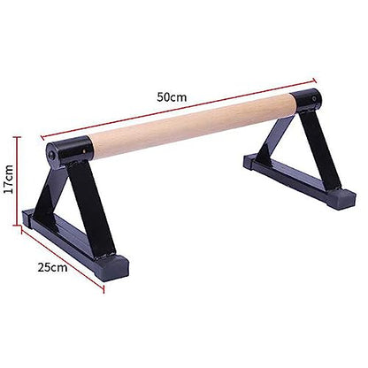 Push-up Bracket,Iron Triangle, Inverted Parallel Bar, Wooden Single Bars, Fitness Equipment
