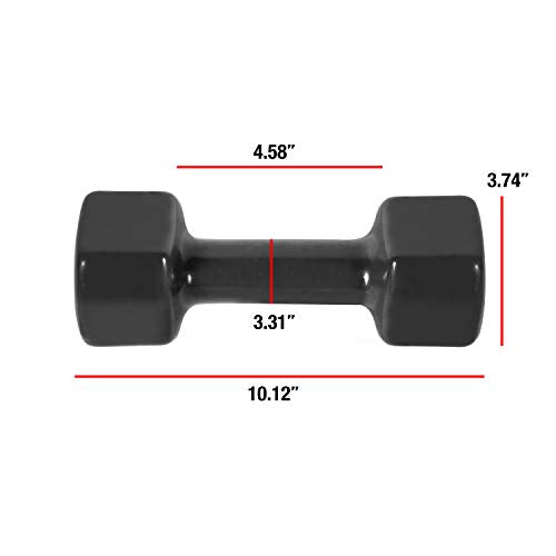 Cap Barbell Vinyl Coated Dumbbell | 1-15 LB Single or Pair