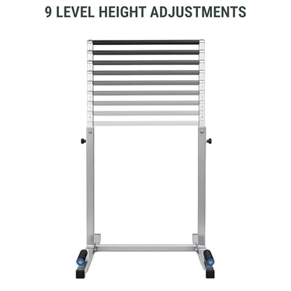 FEBTECH Dip Bar Station Set, 9 Level Adjustable Dip Machine, 1000 lbs Heavy Duty Dip Bar for Home Gym, Calisthenics Equipment for Home, Calisthenics Bar, Dips Bar, parallel bars, Full Body Pair Set