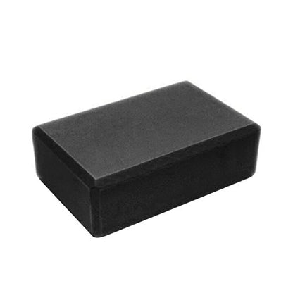 Yoga Blocks Black 2 Pack Supportive Latex-Free EVA Foam Yoga Blocks Set,9"x6"x3" Non-Slip Surface High Density Lightweight Yoga Blocks for Pilates Exercise Stretching Meditation - color: Black