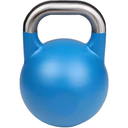 Kettle Bells Women Men's Fitness Training Competitive Kettlebell, Home Shaping All-Steel Kettle Ball, Sports Equipment, Squat/Pull/Swing(Blue-6kg) - color: Blue-6kg