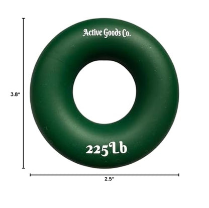 Hand Exerciser - PROFESSIONAL GRADE, Set or Single, Different Sizes. Visit to see more! Bague classique en silicone parfaite pour améliorer la force, la puissance et la vitesse dans les poignets. - size: 21 Single Ring - 4 in - 225 lb