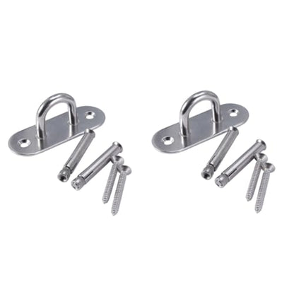 VANZACK 2pcs Fan Stand Ceiling Mount for Gymnastic Rings for Yoga Trainer Bracket for Yoga Gymnastics Ring Fixed