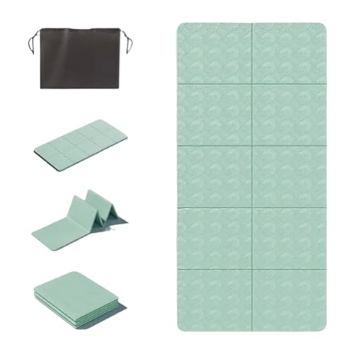 Foldable Yoga Mat – 72''×24'' / 31.5''×6mm Thick Ultra-portable design with non-slip, sweat-resistant surface Lightweight yet durable, perfect for travel, home, or outdoor practice with Storage Bag Eco-friendly materials, 6mm cushioned support, and compac