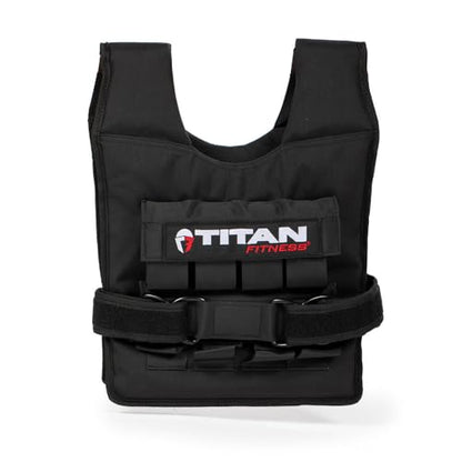 Titan Fitness Elite Series Adjustable Weight Vest, Body Weight Vests for Training Workout, Jogging, Cardio, Walking, Weighted Workout Equipment