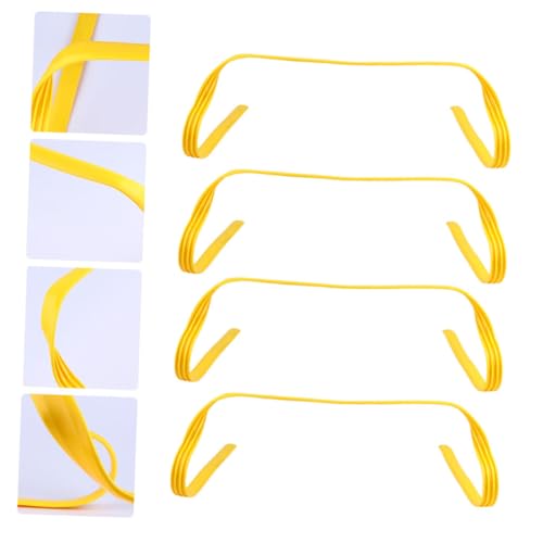 Abaodam 4Pcs Agility Training Hurdles Durable Lightweight Exercise Equipment for Football Basketball Soccer and Track for Athletes Height