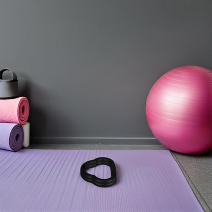 ’s Gymnastics Rings Set, Portable Pull-up Rings with Cartoon Handles, Sturdy Home Fitness Equipment for ’ Strength Training and Indoor Exercise