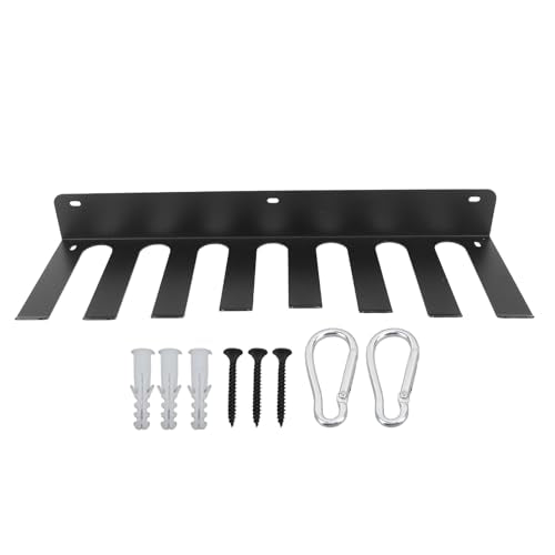 Estink Gym Equipment Storage Rack, Carbon Steel Multi Purpose Hanger for Resistance Bands and Jump Ropes, SpaceSaving Wall Organizer for Home Gym