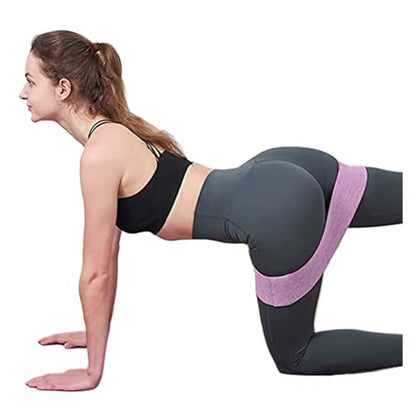 Resistance Booty Bands for Women - Non-Slip Elastic Workout Bands for Glute and Thigh Training - color: Green