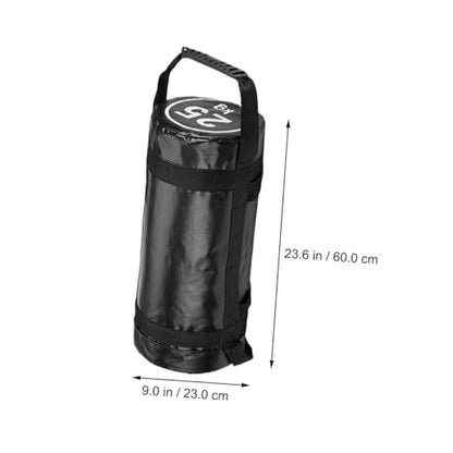 1 Set Fitness Workout sandbag Fitness sandbag Load sandbag Dynamic Load Exercises Sand Bag - color: Black, size: 60X23X23CM