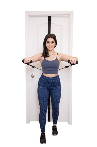 Anchor Strap for Resistance Band Exercises, Heavy Duty Door Gym Band,Full Body Multi-Point Home Gym, Portable Workout Equipment, Easy to Instal, No Hardware Necessary