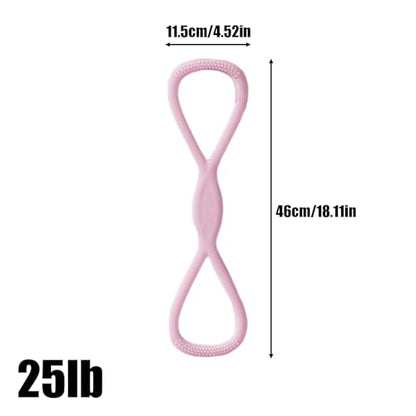 Stretch Bands - 18.1x4.5x1.7in Figure Eight Trainer, Resistance Fitness Rope, Portable Full Body Conditioning Tool | Arm Chest Expander Flexibility Strength Workout Indoor Outdoor Yoga Gym Pilates