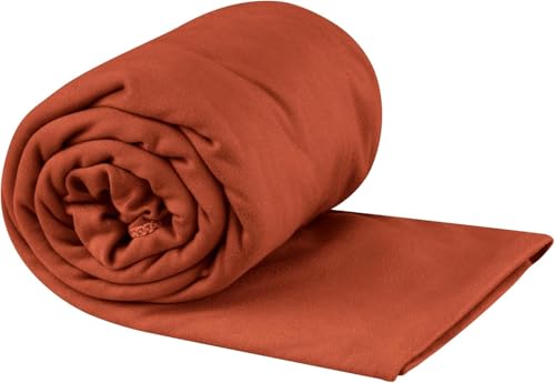 Sea to Summit Portable Pocket Towel for Camping, Gym, and Travel - color: Picante, style: X-Large