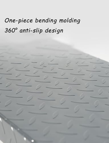 Industrial 15cm Step Platform - Slip-Resistant Grey Work Pedestal for CNC Machines & Outdoor Use on Deck/Shed/Patio(125x60x15cm) - size: 49.2" x 23.6" x 5.9"