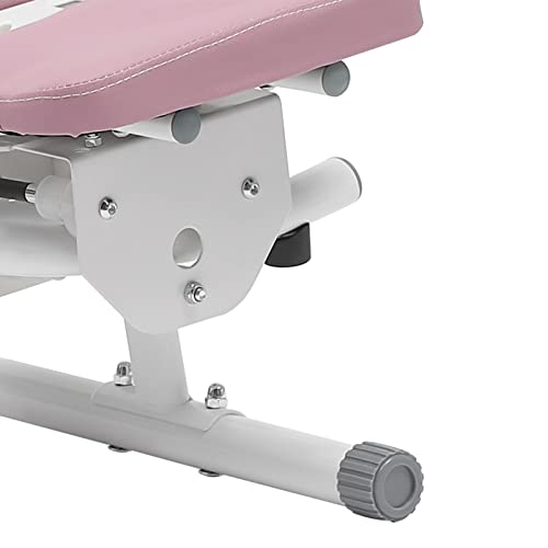 Ab Machine Abdominal Crunch Core Workout Equipment Foldable Exercise Ab Trainer Machine Coaster Abdominal/Core Fitness All Training Equipment Levels for Home & Gym - size: 41.33*15.74*43.3in Pink Rotation Cushion