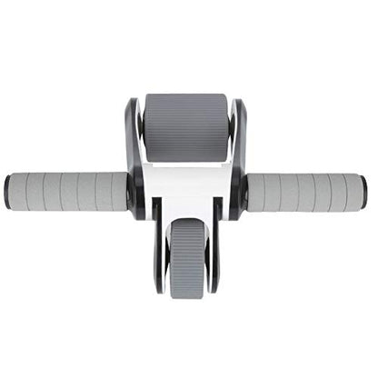2 Wheels Ab Roller Wheel, Abdominal Muscle Exerciser, Dual - Wheel Core Trainer with Knee Pad for Home Gym, Stable Aluminum Alloy Frame, Foldable Design for Full - Body