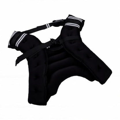 RiToEasysports Weighted Vest, Comfortable Breathable Adjustable Strap Secure Fit Iron Sand Filling For Jogging Running - size: 8KG
