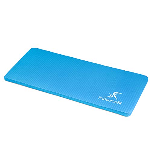 ProsourceFit Extra Thick Yoga Knee Pad and Elbow Cushion 15mm (5/8”) Fits Standard Mats for Pain Free Joints in Yoga, Pilates, Floor Workouts - color: Aqua, size: 5/8"/15mm (Single)