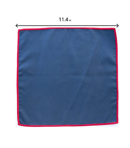 Unisex Sweat Absorbing Microfiber Handkerchiefs Quick Dry Sport Gym Towels 5 Pack - color: Navybule