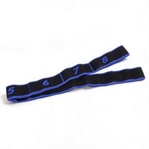 Generic Resistance Bands Elastic Stretch Strap, for Fitness and Yoga, Adjustable Exercise Band for Stretching Training and Body Workout, Portable Home Gym Tool - color: Blue
