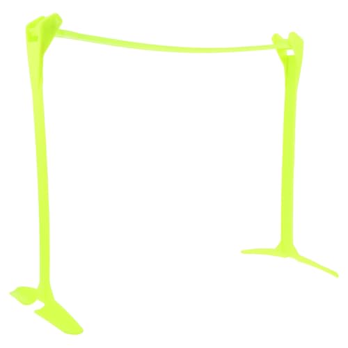 Uonlytech Adjustable Foldable Soccer Training Hurdle Green, Agility Speed Training Equipment for Athlete Soccer Practice, 3-Level Height Speed Agility Hurdles for Football Drills
