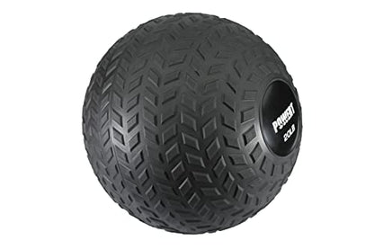 POWERT Slam Ball Weighted Ball Core Muscle Cardio Workout |Easy to Grip Tread & Heavy Duty Durable Rubber Shell - style: F--20 lbs