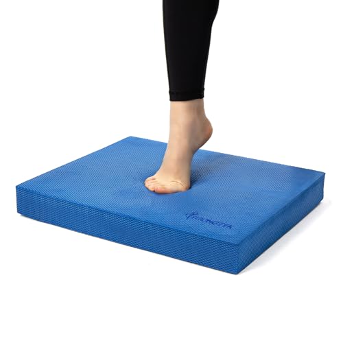 StrongTek Extra Wide Foam Balance Pad for Physical Therapy, 19" X 15.8" X 2.4", High-Density TPE Foam Pad for Exercise, Enhanced Stability, Core Strength, Non-Slip & Water-Resistant, for Fitness, Yoga