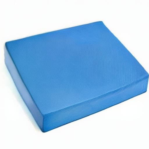 Large (15.5" x 13.5" x 2.3") Balance Pad, Made from Closed Cell Foam (Blue, Large)