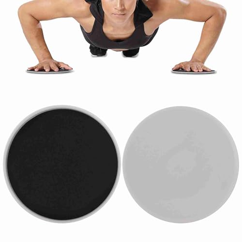 2PCS Core Sliders for Working Out Dual Sided Exercise Discs Exercise Core Sliders Fitness Home Exercise Equipment Authentic Workout Sliders Disc Exercise Equipment Fitness