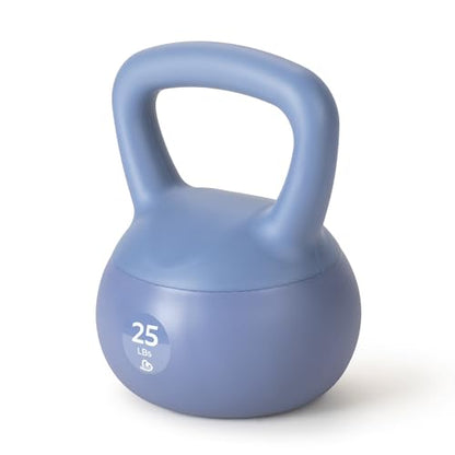 bintiva Soft Kettlebells - Sea and Iron Sand Filled Weights for Women and Men - Color Coded Kettle Bell Sets - color: Earthtones - 5, 10, 15, 20, 25, 30 LBs