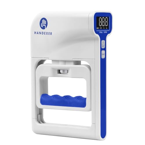 Grip Strength Tester, Digital Hand Dynamometer FDA Registered with Backlit LCD for Grip Strength Testing and Training