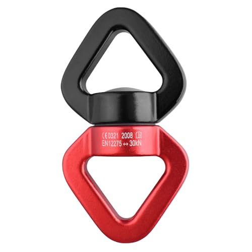 Swing Swivel 30kN Micro Rotator Safety Rotational Device Hanging Accessory for Children's Swing Spinner Hanger, Rock Climbing, Hanging Hammock, Web Tree Swing, Aerial Dance