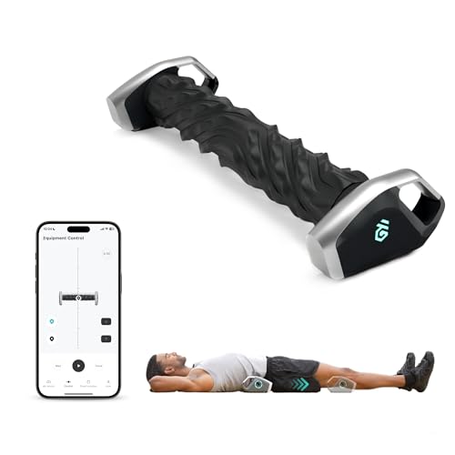 A1 Smart Electric Foam Roller, Hands-Free Self Rolling Massager for Back, Legs & Full Body, App-Controlled with 3 Speeds, Post-Workout Relaxation, 240-480 Min Battery