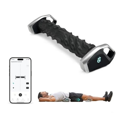 A1 Smart Electric Foam Roller, Hands-Free Self Rolling Massager for Back, Legs & Full Body, App-Controlled with 3 Speeds, Post-Workout Relaxation, 240-480 Min Battery
