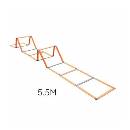 Coordination Training Ladder Multifunctional Agility Hurdle Ladder Fixed Frame Folding Agility Hurdle for Speed Exercises