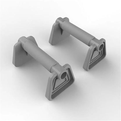 Push Up Bar Pushup Handles 1Pair Street Fitness Push Up Bar Thickened Handle PP Flatland Push-up Rack Pectoralis Major Stable Planche - color: Black