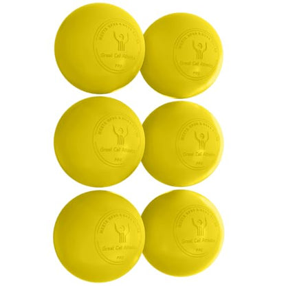 Great Call Athletics Lacrosse Official Game Balls Durable Consistent Performance - color: Yellow