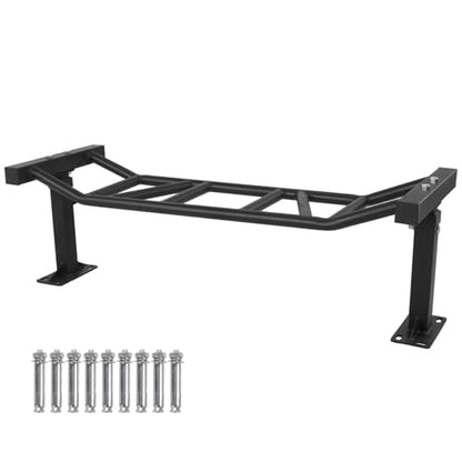 Generic 47 Inch Ceiling Mount Pull Up Bar Adjustable Height Multi-Grip Indoor Chin-Up Bar Fitness Trainer for Home Gym Workout Strength Training Equipment