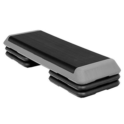 HomGarden 28.15" & 43" Adjustable Workout Aerobic Stepper in Fitness & Exercise Step Platform Trainer Stepper