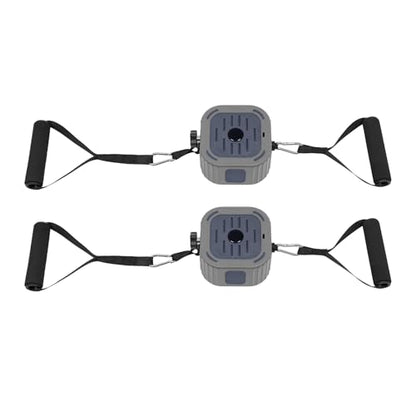 Adjustable Resistance Band Portable Workout Bands with Adjustable Design Exercise Equipment Cable Machine for Private Home Use, Offices, Business Trips