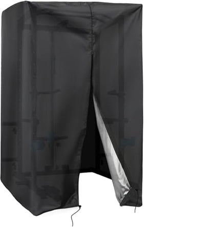 Squat Rack Cover, Waterproof Outdoor Gym Equipment Covers with Zipper for Squat Rack/Weight Lifting Rack/Home Gym Workout Equipment - size: 78"W x 24"D x 72"H